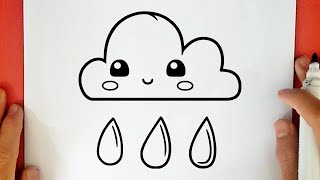 WIE ZEICHNET MAN EINE KAWAII WOLKE