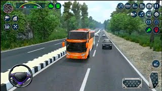 Real Uphil Bus Driving 3D 2024 - Coach Bus Offroad Drive Simulator : Android Gameplay #2