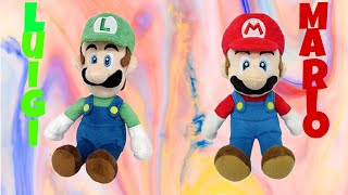 Super Mario All Star collection Mario and Luigi plush review