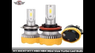 2PCS A8 Mini Size Car Led Headlight H1 H3 H4 H7 H8