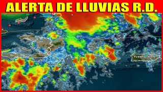 🚨ALERTA REPÚBLICA DOMINICANA: VAGUADA Y ONDA DEJANDO LLUVIAS #NoticiasRD #ClimaRD #INDOMET