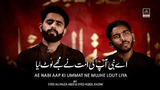 Ummat Ne Mujhe Lout Liya - Syed Ali Raza Abidi & Syed Aqeel Kazmi - 2022 | Ayyam E Fatmiyyah