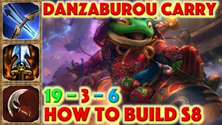 SMITE HOW TO BUILD DANZABUROU - Kero Keep Danzaburou Skin Showcase + carry Build + Gameplay