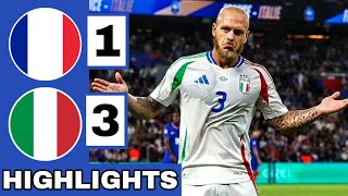 🔵France vs Italy (1-3) Extended HIGHLIGHTS | UEFA Nations League