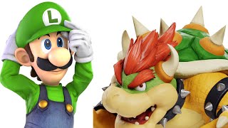 Luigi vs Bowser in Super Smash Bros Brawl (Remaster)