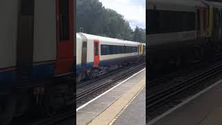 444045 and 444036 pass Brookwood Going to London Waterloo from Weymouth