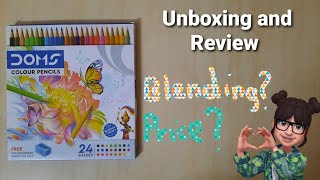 Unboxing & Review Of My New Doms Colour Pencils | #shorts