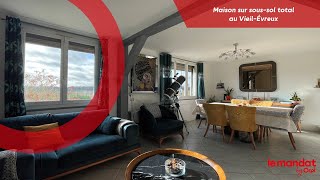 À VENDRE - Maison sur sous-sol total à 10min d'Évreux