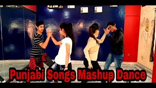 Punjabi Songs Mashup Dance || choreography - kvs dance studio  ||