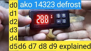 ako 14323 defrost all perameter d0 d1 d2 d3 d4 d5 d6 d7 d8 d9