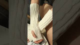 gloves made from winter socks#winterhacks#wintersocks#gloves