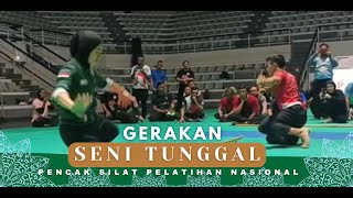 GERAKAN SENI TUNGGAL PENCAK SILAT PELATIHAN NASIONAL