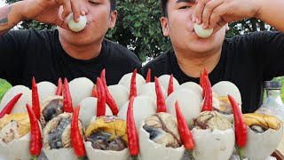 1 BALUT 1 SILI CHALLENGE ! 20 PCS BALUT AND SILI | NAPASUKO SI KABRADER (HD)