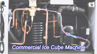 1000KG/24H Commercial Ice Cube Machine 3000W 1 Ton For Coffee Bar / Restaurant / Hotels