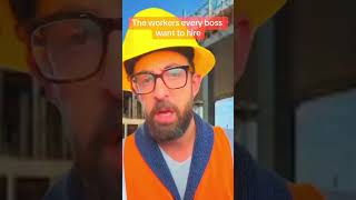 The workers are every boos want to hire. #adamrose #funny #construction #shorts