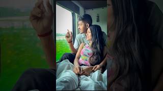 Train romance করতে গিয়ে বকা খেলাম 🥹🧿 ? #minivlog #shorts #couplevlog #travelwithbf