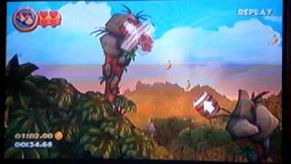 Donkey Kong Country Returns Time Attack SHINY GOLD 1-5 Canopy Cannons