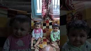 Tween babies playing #tween #child #baby #dhyanam #fun #comedy  #cute #play #exercise #ytshorts