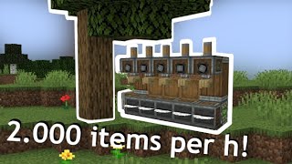 How do i do a wood farm with create mod? Basic Tutorial | (2.000 items per hour!)