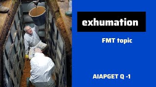 exhumation in Hindi/ FMT topic / AIAPGET homoeopathic preparation-1:/ Tarang academy