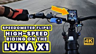 Luna Cycle X1 | So Fast the Speedometer Flips! | Super High-speed Ebike Riding