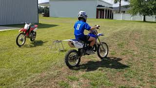 YZ85 test run with HotROD Jr.