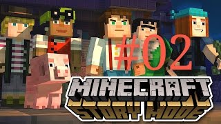 Minecraft Story Mode #02 - Capítulo 1 - O Porquinho Trapalhão