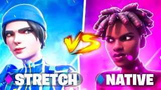 I Hosted a STRETCHED RES PLAYERS vs NATIVE PLAYERS 1v1 Tournament for $100... (whats better?)