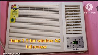 Haier 1.5 ton windows ac 3 star Best review 2024 unboxing#voltasac#bluestar#haiercompany