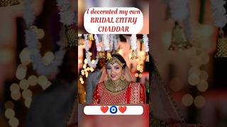 Dazzling DIY Bridal Chaddar Creation | Indian Wedding Series