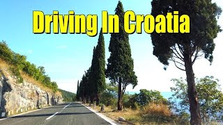 DRIVING IN CROATIA - AMAZING SCENERY ALONG THE WAY - 4K