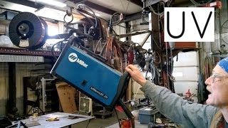 How To Hang A Mig Welder (Miller 211) Overhead