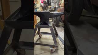 Rolling stand for anvil #blacksmith #metalshaping