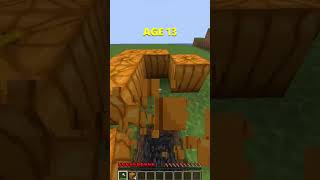 Minecraft How To Escape Traps At Every Age😑(INSANE)😍 #minecraft #shorts