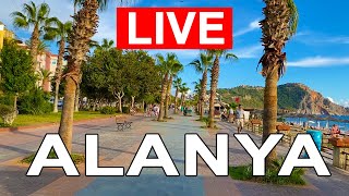 LIVE. Alanya Turkey camera 22.11.2023. KLEOPATRA BEACH  #alanya #turkey