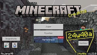 Nueva Actualización de Minecraft PE 1.22.0 (Bedrock Update)