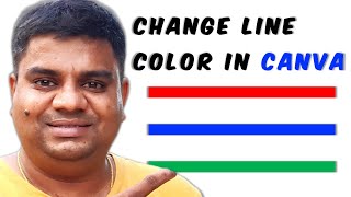 How to Change Line Color in Canva [ Tutorial ]