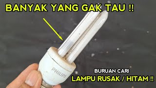 TERNYATA Semudah ini Nyalakan Lampu Mati Total yang kacanya sudah HITAM !!