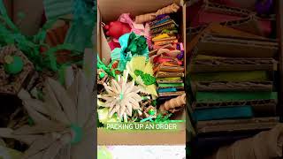 Packing up your orders at PDS Parrot Shop | #birdtoys #parrottoys