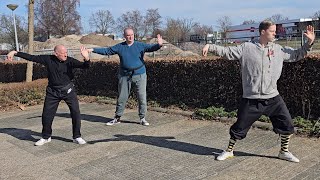 Practicing Yang style Tai Chi Chuan 108 Form