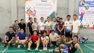 FCT Filipino Community of Tanzania Sports fest Day 3 | Badminton game mix