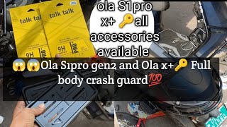 😱😱Ola S1pro gen2 and Ola x+🔑 Full body crash guard💯 #olas1progen2 #olas1prox+#accessories#karolbagh