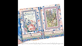 Graphic 45 Cottage Life Tea Party in a Box Folio Tutorial Part 1