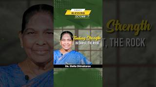 Finding Strength in Christ, the Rock | Sis Stella Dhinakaran | Jesus Calls