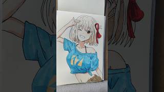 #chisatonishikigi #arrtx #timelapse #lycorisrecoil #drawing