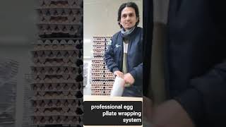 how to professional egg pallet wrapping.#mecanic #egg #work #workout