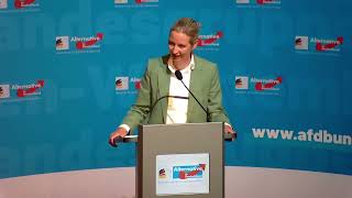 Überwältigender Auftritt🥊 Alice Weidel,   AfD Fraktion in Karlsruhe