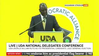 LIVE : UDA National Delegates Conference || Ruto's Big Day