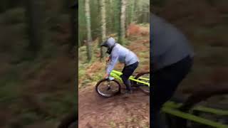 Cool berm #mtb #biking #shorts #jump #bike