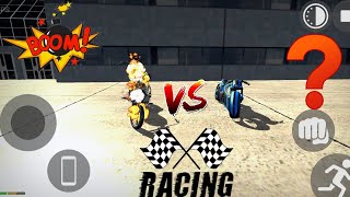 Race Between Ghost Bike and Tron Bike in Indian Bikes Driving 3d